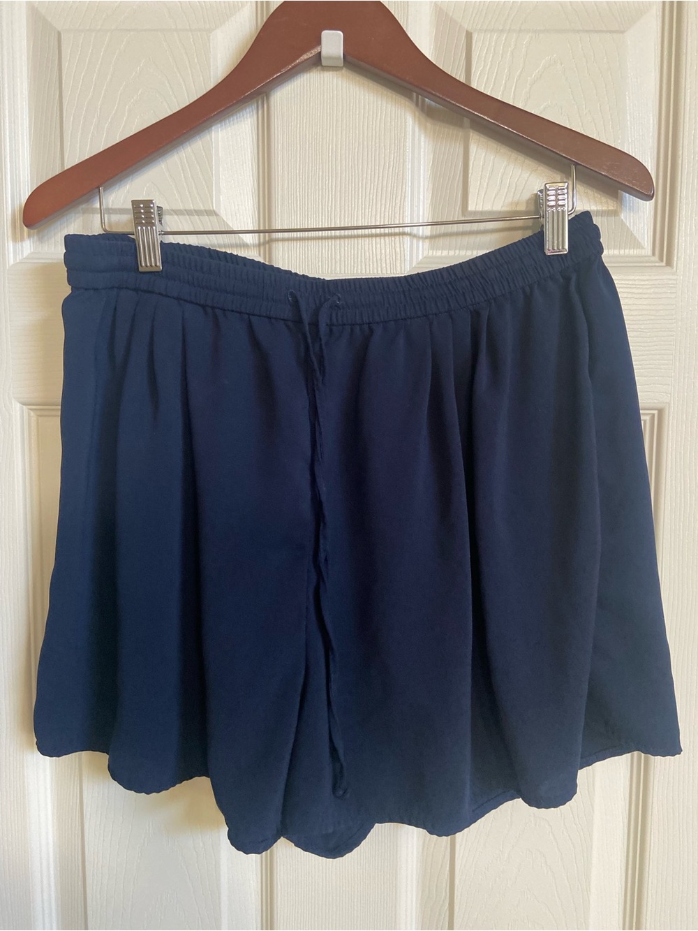 J. Crew Factory Womens Navy Elastic Waist Pull-On Shorts